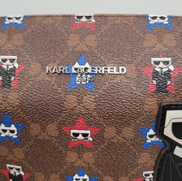 Karl Lagerfeld Paris Women's Maybelle Slg Cosmetic Bag - Picture 3 of 9